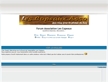 Tablet Screenshot of forum-lescopeaux-asso.com